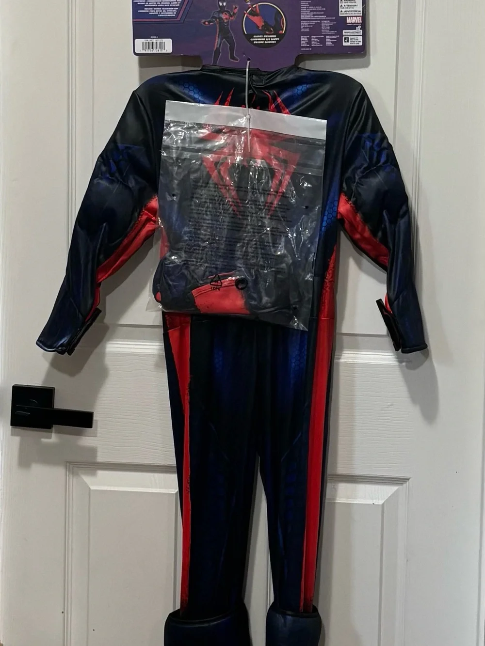 Marvel Miles Morales Black and Red Spider-Man Muscle Costume